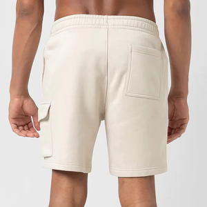 Pantalones Cortos Cargo para Hombre, Cintura Media, Cierre con Cordón, Bolsillos, Estilo Casual, Tela de Lona Transpirable, Estampado de Letras, Color Sólido - Product Image 5