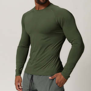 Camisetas de Gimnasio Transpirables para Hombre, Talla Personalizada, Material Ecológico de Secado Rápido, Spandex/Poliéster, Nuevo Stock - Product Image 3