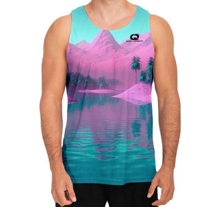 Camiseta sin Mangas para Hombre, Estilo Moderno, Tejida, Transpirable, Informal, de Mezcla de Algodón Suave, para Uso Diario, Ropa Urbana Moderna - Product Image 2