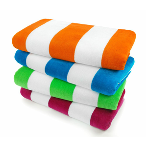 Luxury Turkish High Quality Cotton Quick-Dry Custom Design Tropical Solid Color <b>Beach</b> <b>Towels</b> All-Season - Product Image 2