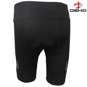Quần Đùi Đạp Xe DEKO Cho Nữ, Có Lớp Lót, Màu Đen - Product Image 4