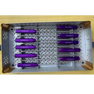 Kit d'instruments chirurgicaux orthopédiques manuels de qualité supérieure pour l'extraction de ciment métallique, avec élévateur fémoral, pour la chirurgie osseuse de la hanche, certifié CE - Product Image 2