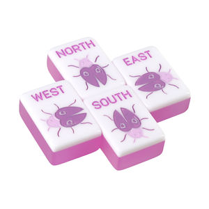 Nouvel ensemble de mahjong de voyage personnalisé en résine, 160 tuiles de mahjong américaines de luxe en acrylique gravé à 4 couches - Product Image 2