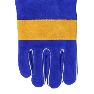 Gants de soudure en cuir de vache véritable de qualité supérieure, résistants aux coupures et à la chaleur, gants de sécurité ignifuges MIG TIG de haute qualité - Product Image 4