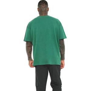 Top Ranking Plain Heavy 100% algodón camiseta Unisex impresión personalizada Logo cuello redondo Camiseta tamaño Regular hombres camiseta para hombres - Product Image 4