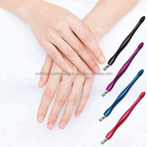 WPS Professional - Juego de Herramientas de Manicura de Acero Inoxidable Reutilizables con Empujador de Cutículas de Doble Cabeza en Forma de V, Recortador y Removedor de Cutículas para Salón - Product Image 3