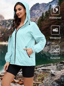 Light Weight Rain <b>Jacket</b> Women Water resistence Windbreaker Travel Rain Coats for Women <b>Men</b> - Product Image 4