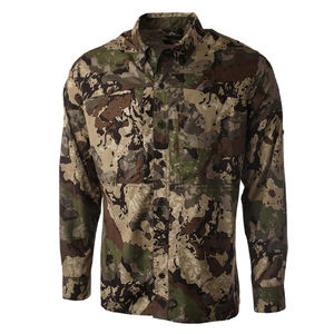Chemise de chasse d'été personnalisée pour homme, légère, respirante, en polyester, impression par sublimation, OEM, chemise d'extérieur - Product Image 2
