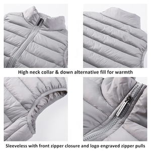 Gilet matelassé pour femme avec isolation légère, confort chaud, tissu respirant et coupe élégante pour les activités hivernales en plein air - Product Image 3