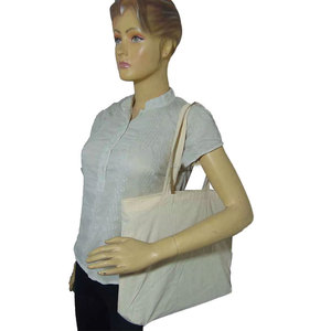 Custom Printed Cotton <b>Canvas</b> Grocery Tote Bag Eco Friendly Reusable Shopping Carry Bag <b>Plain</b> Western Style Time Pattern Handled - Product Image 4