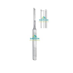 Cisailles chirurgicales en acier inoxydable de 19 cm, scies nasales à angle gauche - Product Image 6