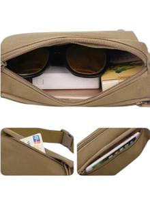 Multipurpose Tactical Waist <b>Bag</b>/ Fanny Pack with Waterproof Zipper Closure Crossbody Wear for Accessories Made in Vietnam - Product Image 5