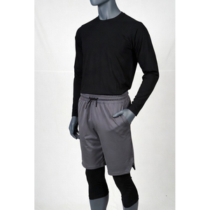 Shorts Awrah 2026 pour hommes, couleur unie, séchage rapide, avec cordon de serrage, taille mi-haute, décontractés, sportifs, en Spandex et Polyester - Product Image 5