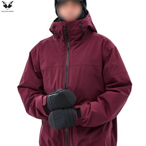 Premium Quality Waterproof & Windproof Heavy Duty Winter Wear Breathable Adult Wear Zipper Insulated Multi-Panel Ski Jacket - Product Image 2