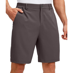 Shorts de golf pour hommes, vêtements de sport personnalisés OEM, vêtements de performance athlétique, 100% coton, anti-UV, logo sur le devant, fabricant exportateur du Pakistan - Product Image 3
