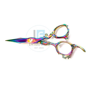 กรรไกรตัดผมสแตนเลส น้ำหนักเบา ทนทาน ใช้ซ้ำได้ หลายสี ขายดีที่สุด - Product Image 3