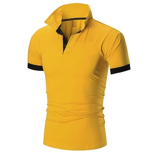 Plus Size Men's for <b>T</b>-<b>Shirt</b> Short Sleeve Knitted Casual Cotton <b>Collared</b> Anti-Wrinkle Blank Custom Logo - Product Image 5
