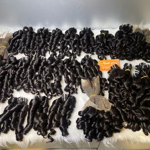 Mechones de cabello ondulado Ocean, extensiones de cabello humano HD 13x4 de encaje Frontal para mujeres, virgen puro, sin enredos, sin mezcla - Product Image 5