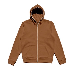 Econex Sports OEM Personnalisé pour broderie de strass, col zippé réfléchissant, sweat à capuche intégral noir uni, surdimensionné, pour l'hiver - Product Image 6