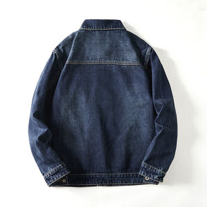 Veste en jean vintage pour homme sur mesure OEM avec doublure en polaire confortable - Product Image 2