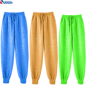 Men's Fashionable Casual Sports <b>Trousers</b> Unique Style Outdoor Customized logo Autumn/Winter Men's Loose Knitted Sports Pants - Product Image 5