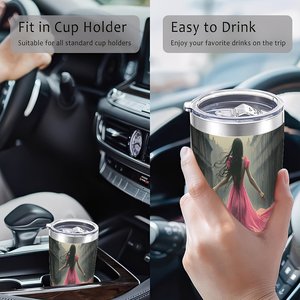 Stainless Steel Tumbler 20oz Double Wall <b>Insulated</b> Drink <b>Cup</b> For Daily Use - Product Image 4