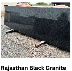 High Quality Glossy Black <b>Granite</b> Tile Slab Perfect for Modern Flooring Wall Panels Kitchen Countertops and Architectural Design - Product Image 5