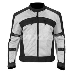 Vêtements de sport homologués CE niveau 2 Veste de moto légère, respirante et imperméable en textile pour hommes, grande taille avec bouches d'aération - Product Image 1