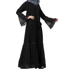 Nueva llegada: Abaya para damas, fabricada en fábrica, con diseño moderno, transpirable, ropa informal para todas las tallas, precio razonable. - Product Image 4