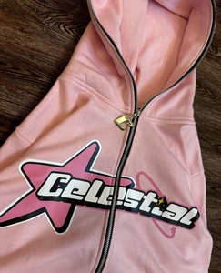 Zip Hoodie Wholesale Custom Logo Zip up Hoodies Unisex High Quality Heavy Weight Cropped Zipper Full Face Zip Hoodie - Product Image 3