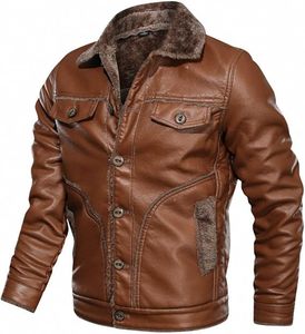 Blouson de moto homme en cuir véritable, imperméable et respirant, col montant, coupe moderne, fermeture éclair avant, style classique, idéal pour l'hiver - Product Image 5