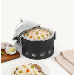 Olla para Hotpot de Acero Inoxidable de Alta Calidad, Cazuela Brillante para Buffet con Tapa Redonda de Metal, Plato para Servir Comida - Product Image 6