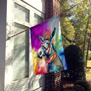 Hippie Animal burro gran patio Banner Multicolor poliéster casa tamaño pared colgante porche manga poste arte decorativo - Product Image 2