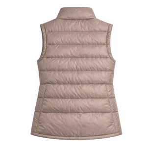 Chaleco Acolchado Reversible para Mujer, Sin Mangas, con Cinturón, Forro de Sherpa, Cálido, Informal, para Otoño e Invierno - Product Image 2