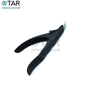 Coupe-ongles professionnel de qualité pour manucure et pédicure, couleur noire, pour faux ongles en acrylique, instrument de podologie - Product Image 5