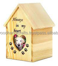 Caja de urna de madera para cenizas de mascotas Urnas de cremación de madera para cenizas de perros y gatos Urnas de palisandro a bajo precio - Product Image 4