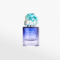 Bouteille de parfum au design personnalisé de 50ml en vrac flacons de parfum vides en verre avec bouchon en pierre