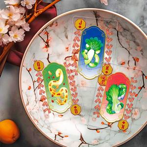 Le serpent prospère, cartes à jouer lavables en plastique transparent - Product Image 5