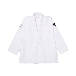 Kimono de Jiu-Jitsu Brasileño Shoyorol LI-BJJ-89, Color Blanco, Logotipo Personalizado, Nuevo Modelo, Alta Calidad, 100% Algodón, 440 GSM, Transpirable - Product Image 1