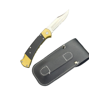 Navaja Plegable Táctica de Bolsillo para Camping con Funda, Hoja de Acero Inoxidable OEM, Mango de Fibra de Vidrio y Nylon - Product Image 1