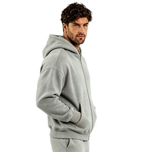 Sudadera con Capucha Personalizada con Pedrería, 100% Algodón, Unisex, Sólida, de Invierno, Holgada, con Bolsillos, Transpirable, 550 Gramos, Gruesa - Product Image 1