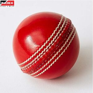 Pelota de Cricket Dinámica de Cuero Resistente, Diseño Profesional con Costuras Reforzadas para Entrenamiento Competitivo de Cricket - Product Image 1