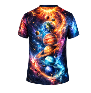 Camiseta de Poliéster Ligera y Duradera de Manga Corta con Cuello Redondo, Sublimación Personalizada Lista para Imprimir, 210g, para Promoción - Product Image 3