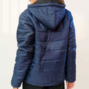 เสื้อแจ็คเก็ตพัฟเฟอร์น้ำหนักเบา ระบายอากาศได้ดี สำหรับผู้หญิง ฤดูหนาว แบบมีฮู้ด สไตล์ใหม่ ผลิตในปากีสถาน - Product Image 5