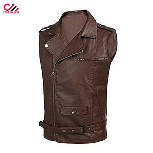 เสื้อกั๊กหนังผู้ชายขายดีที่สุด ออกแบบเองได้ ระบายอากาศ กันน้ำ ไซส์ใหญ่ ป้องกันรังสียูวี แห้งเร็ว ไม่มีแขน คุณภาพสูง ราคาประหยัด - Product Image 1