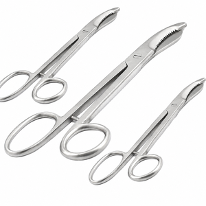 Ensemble de 3 ciseaux à pansements en acier inoxydable, instruments chirurgicaux orthopédiques, ciseaux à découper les bandages et les plâtres, certifiés CE - Product Image 1