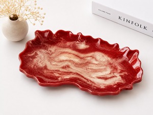 Bol en résine fait main, bol décoratif de luxe pour fruits, pour centre de table moderne et présentation élégante sur table. - Product Image 6