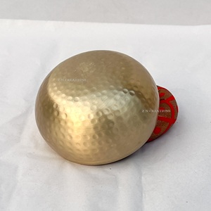 Cuencos Cantores Martillados Personalizables de Alta Calidad con Serigrafía, Cuenco de Sonido para Meditación, Cuenco Tibetano de Bronce y Latón con Martillo y Cojín - Product Image 6