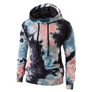 Unisex Vintage Wash Ouality Fleece Hoodies Custom Pullover Relaxed Tie Dye Manufacturer Clothing Factory OEM ODM Supply - Product Image 3