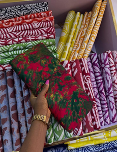 Tissu africain imprimé Gaborone de haute qualité et mélange de coton Ankara à texture mémoire pour la mode féminine - Product Image 6